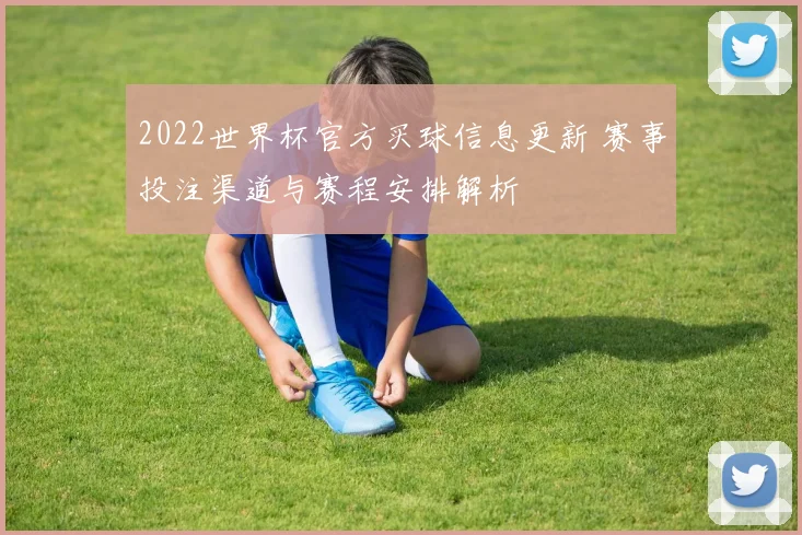 2022世界杯官方买球信息更新 赛事投注渠道与赛程安排解析